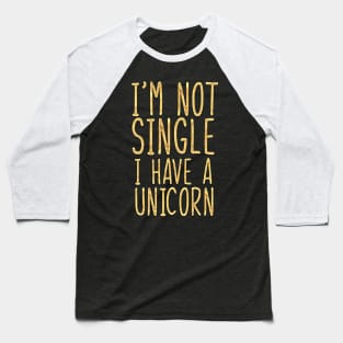 Golf Unicorn Single Funny Baseball T-Shirt